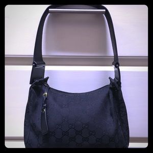 Black Gucci Logo Purse